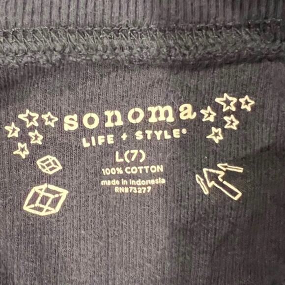 Sonoma Boys Striped Long Sleeve Shirt Bundle - Boys Size 7 - Picture 4 of 7